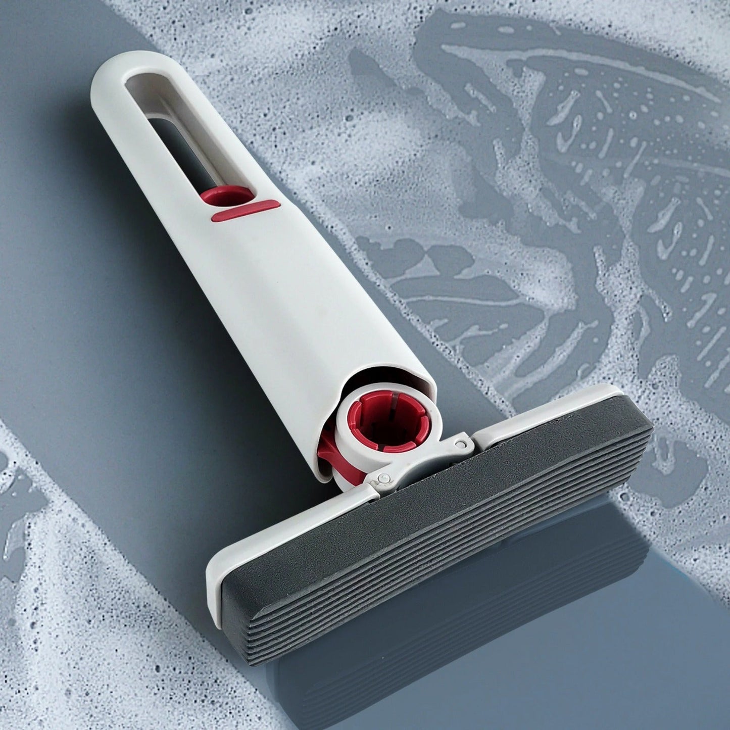 Portable Mini Mop with Squeeze Handle