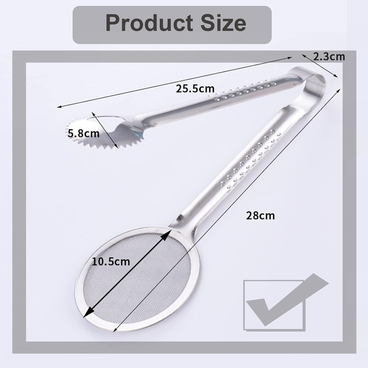 2 in 1 Stainer Tong