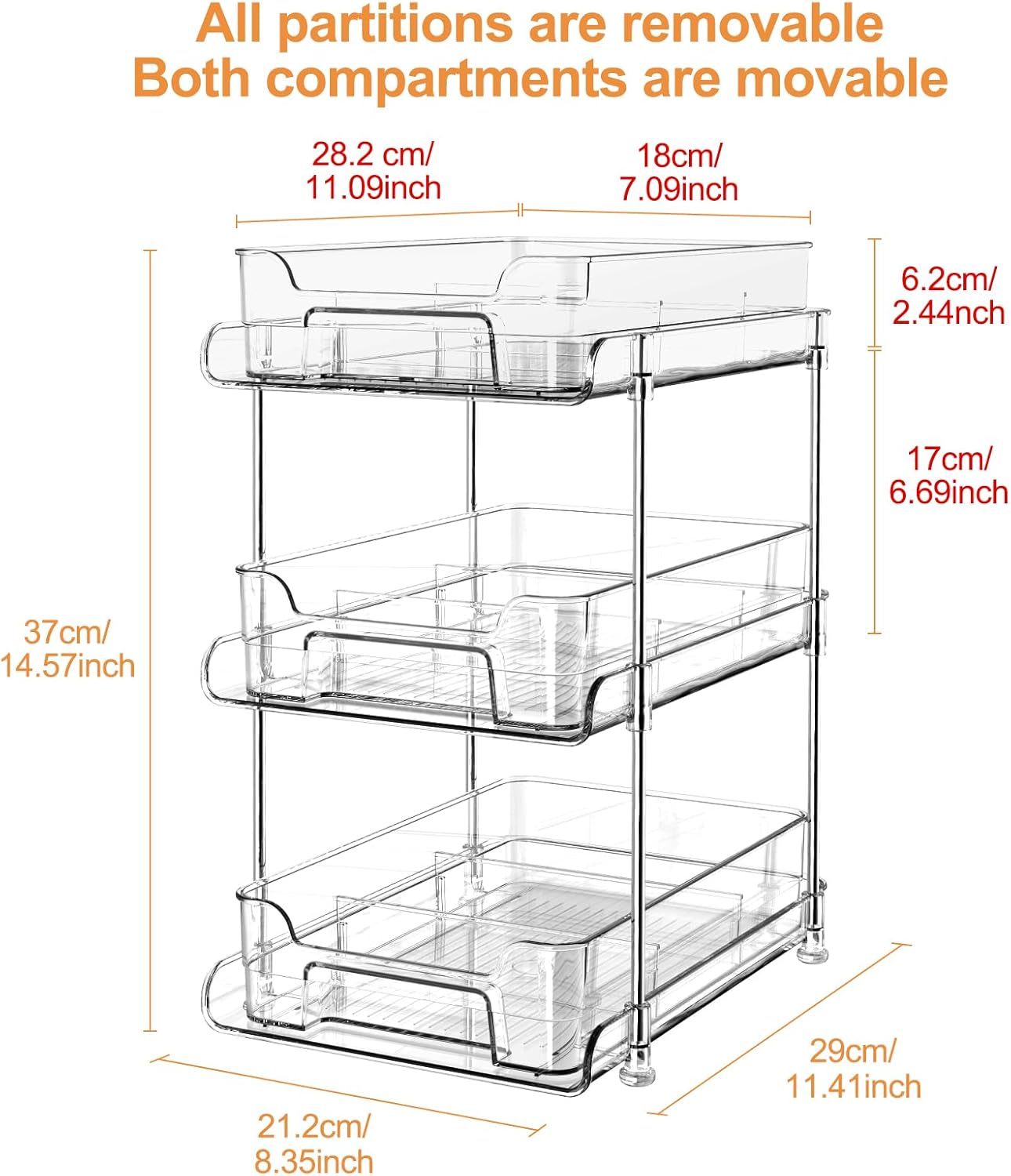 3 Tier Multi Purpose Storage Rack