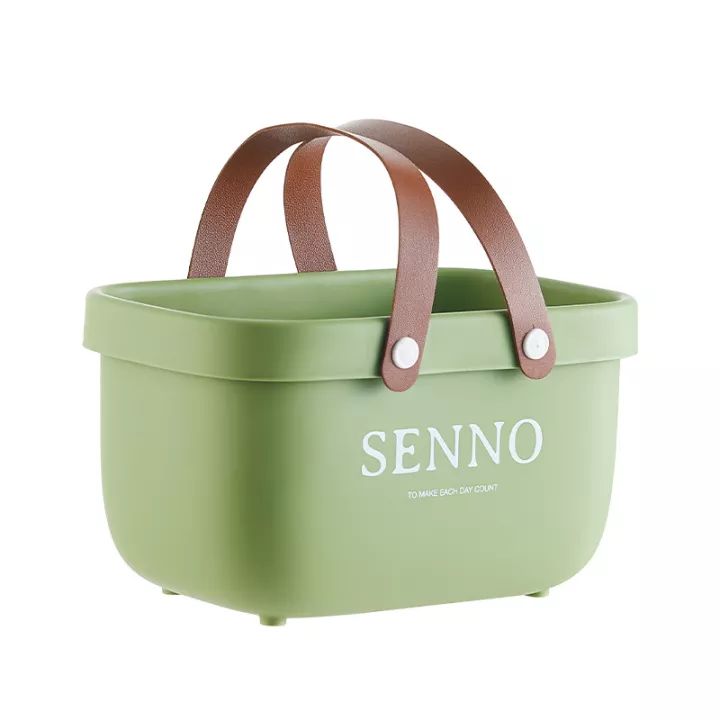 Portable Bathroom Storage Basket(green)