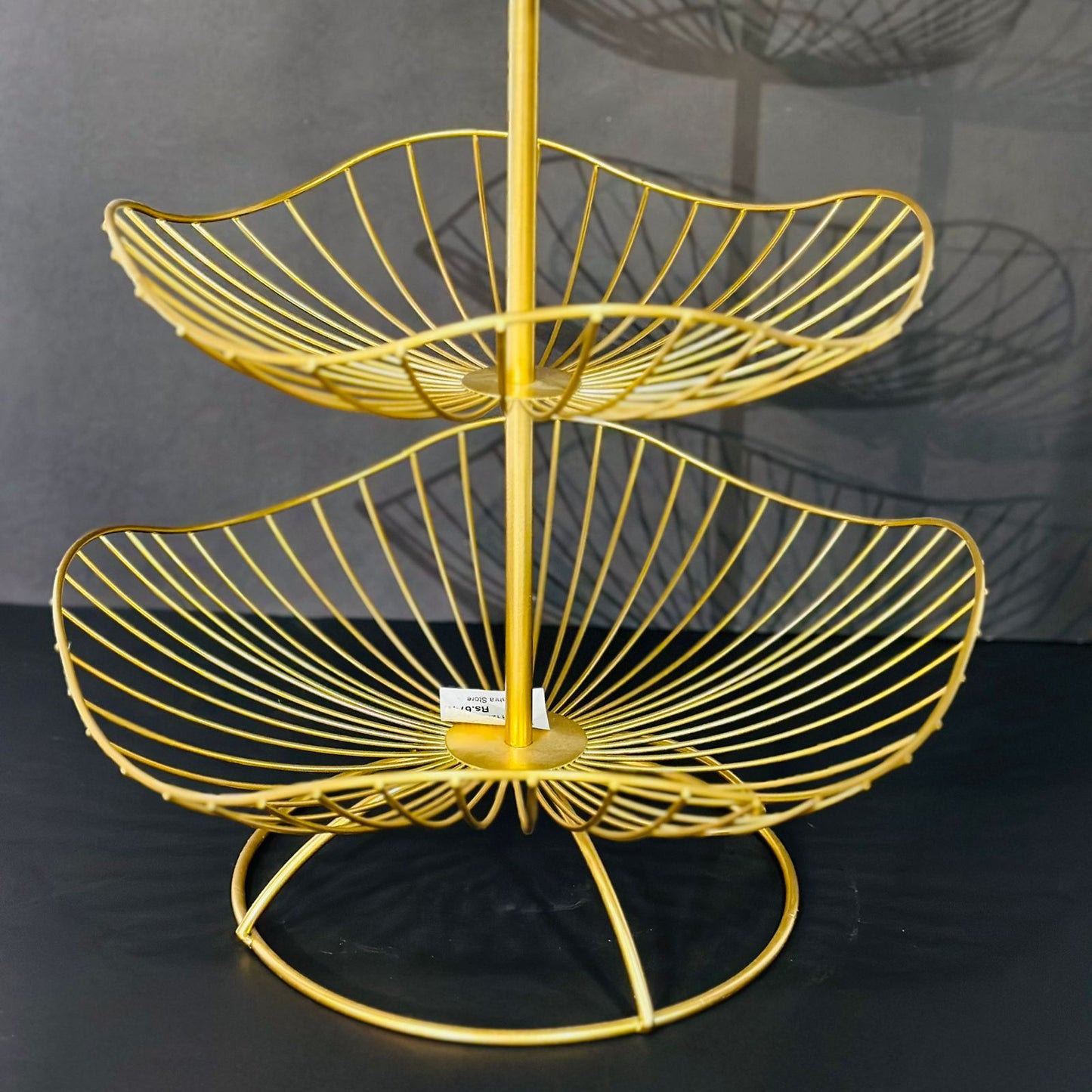4 Layer Golden Fruit Basket