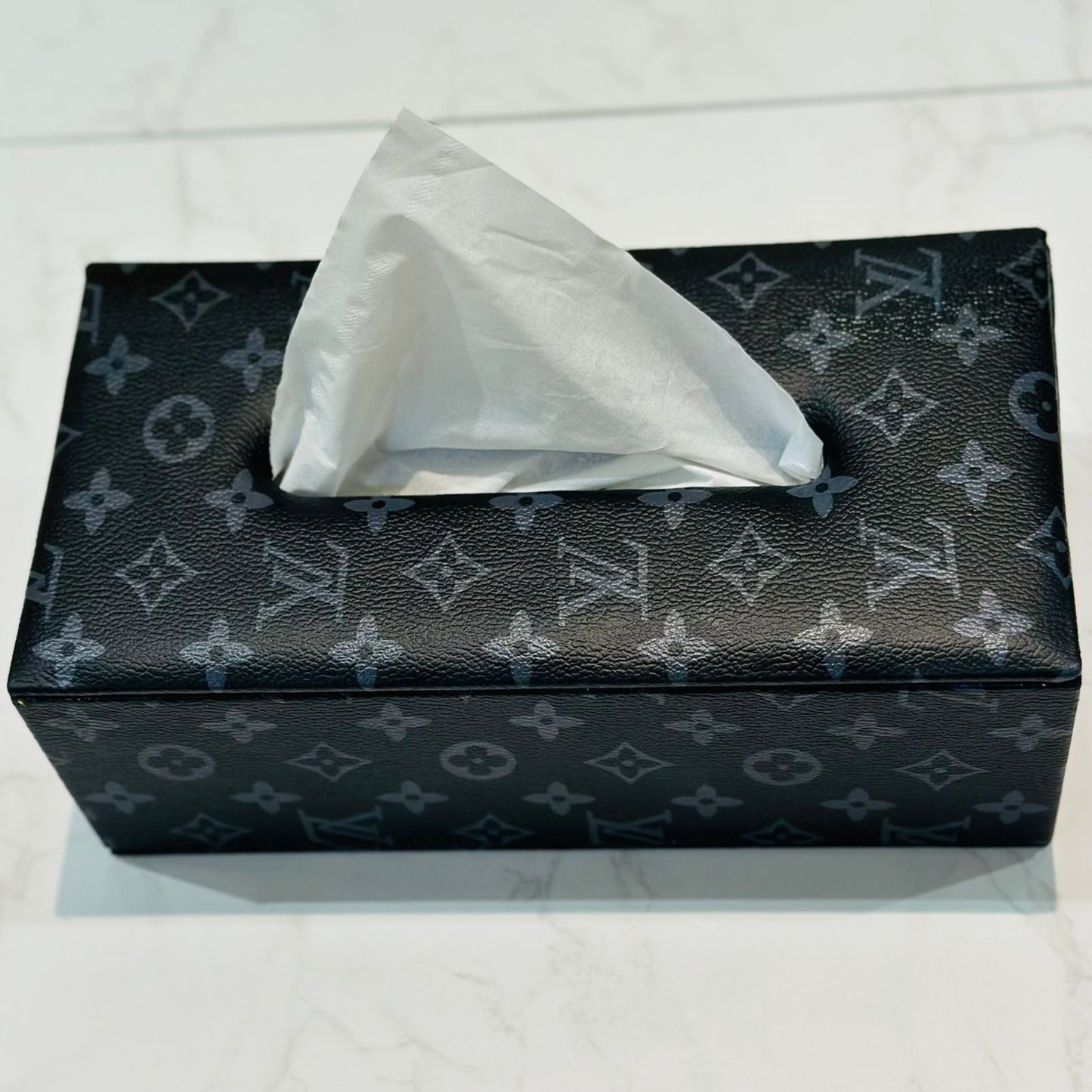 Leather Tissue Box -D1