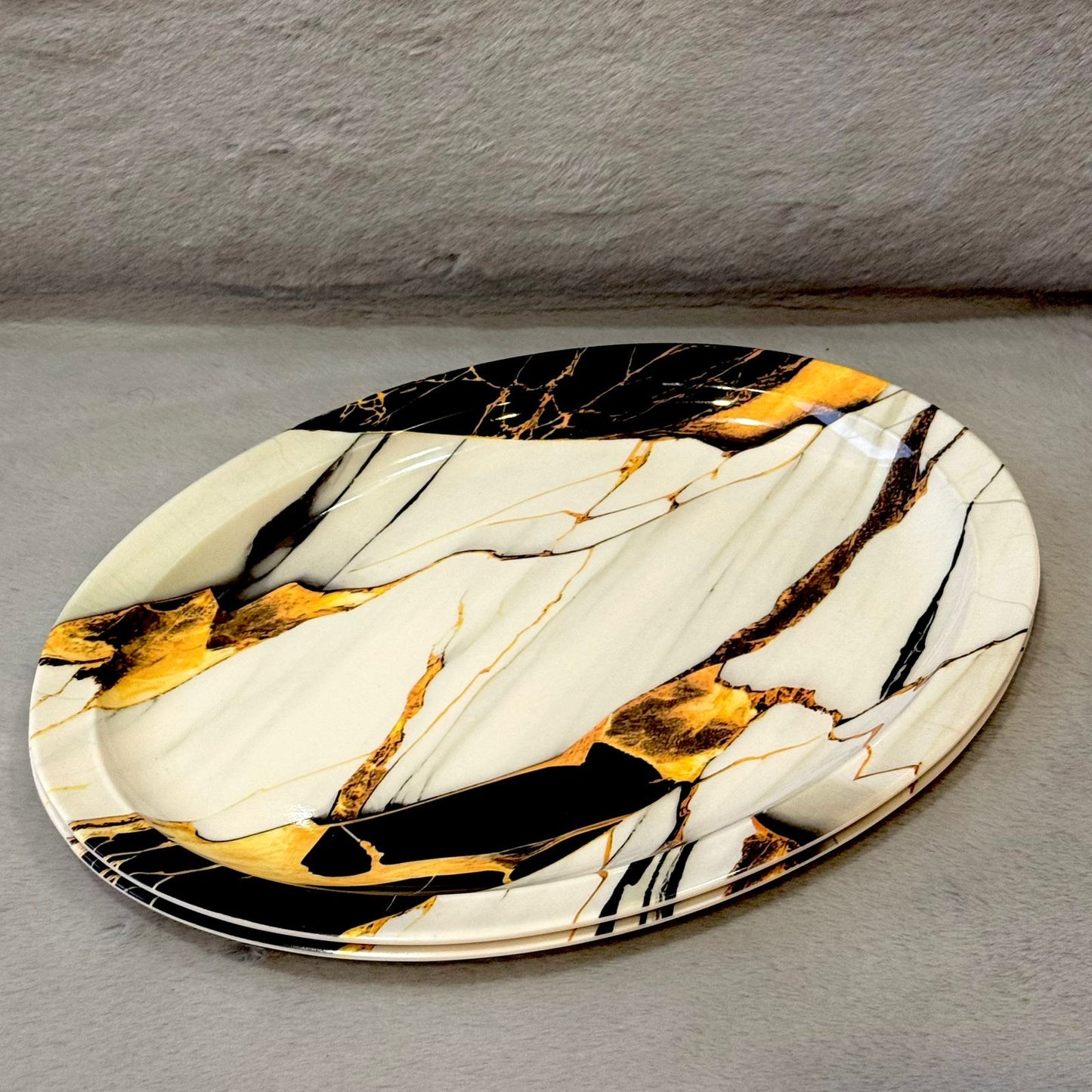 Melamine Oval Tray -D2