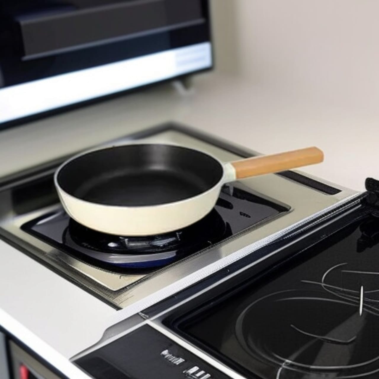 Non-Stick Fry Pan Wooden Handle 26cm