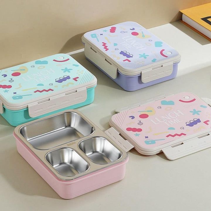 Stainless Steel Lunch Box-Green