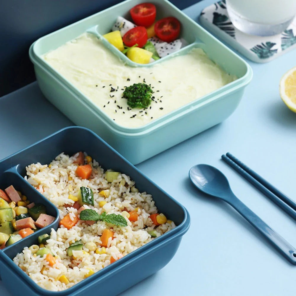 Bento Square Lunch Box-Yellow
