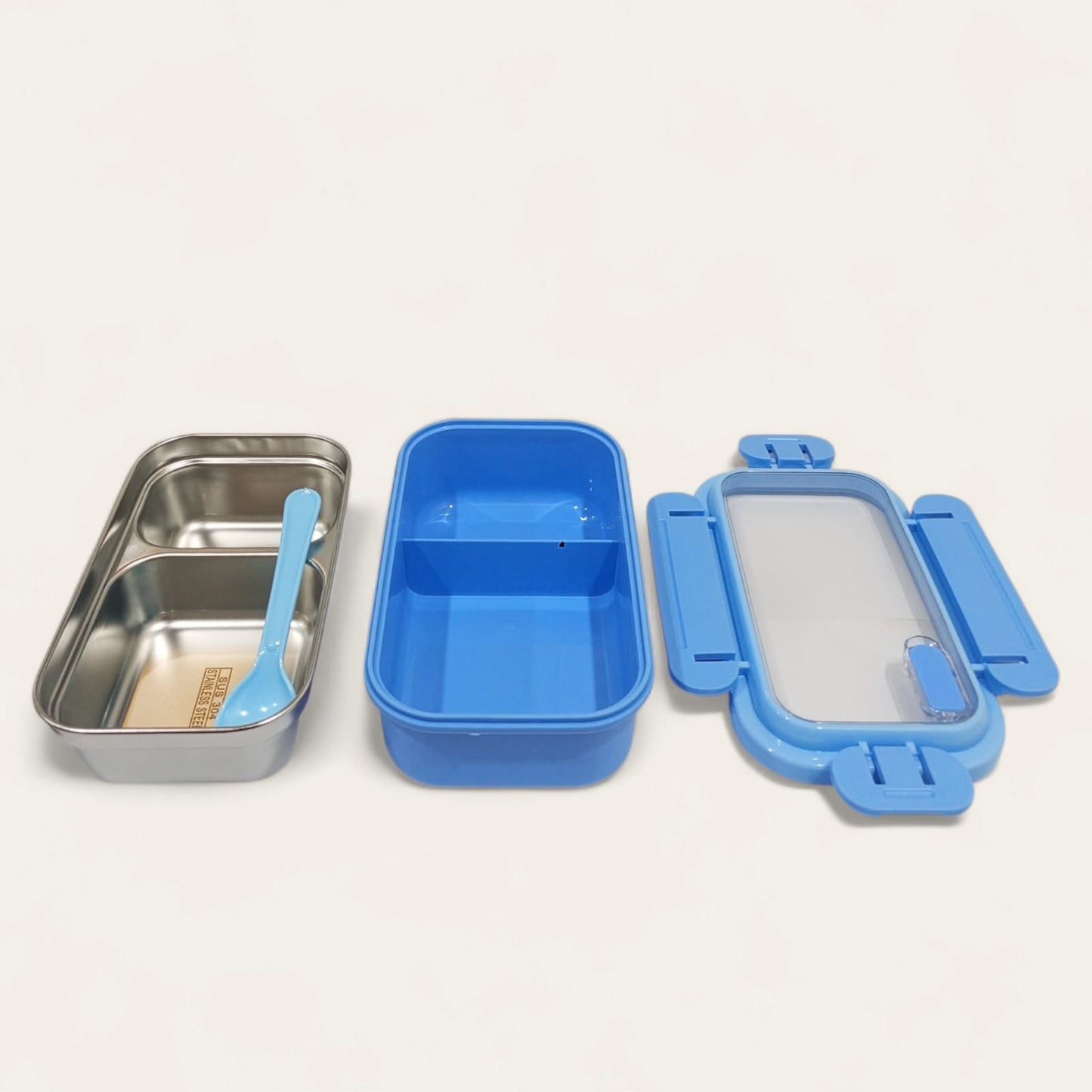 Stainless Steel Lunch Box-Blue