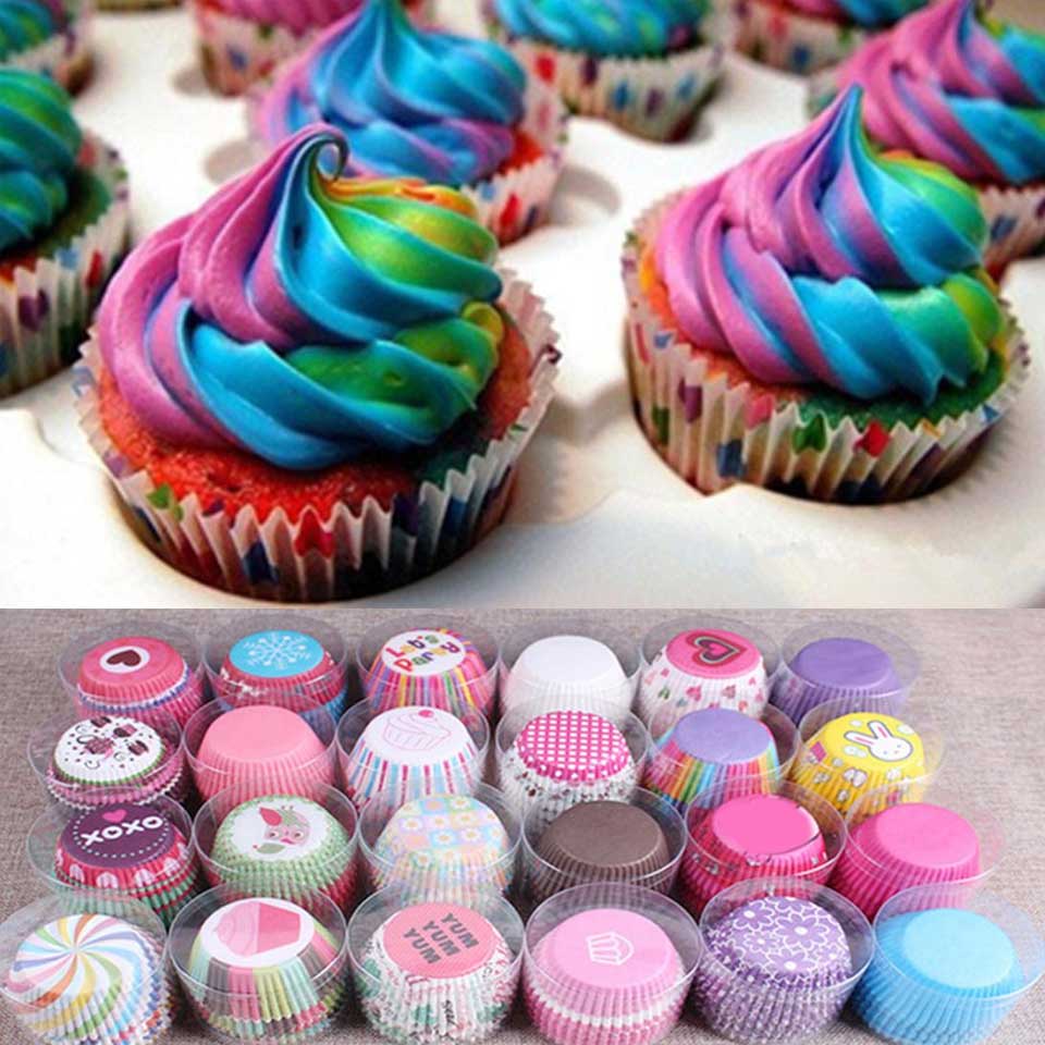 100-Pcs Baking Cupcake Liners