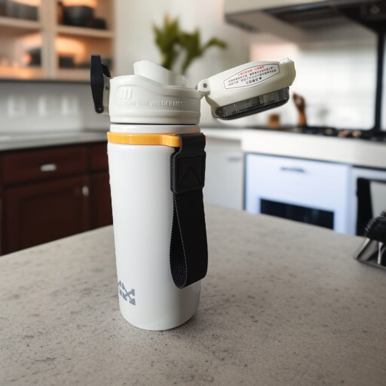 Double-Button Vacuum Bottle-D2