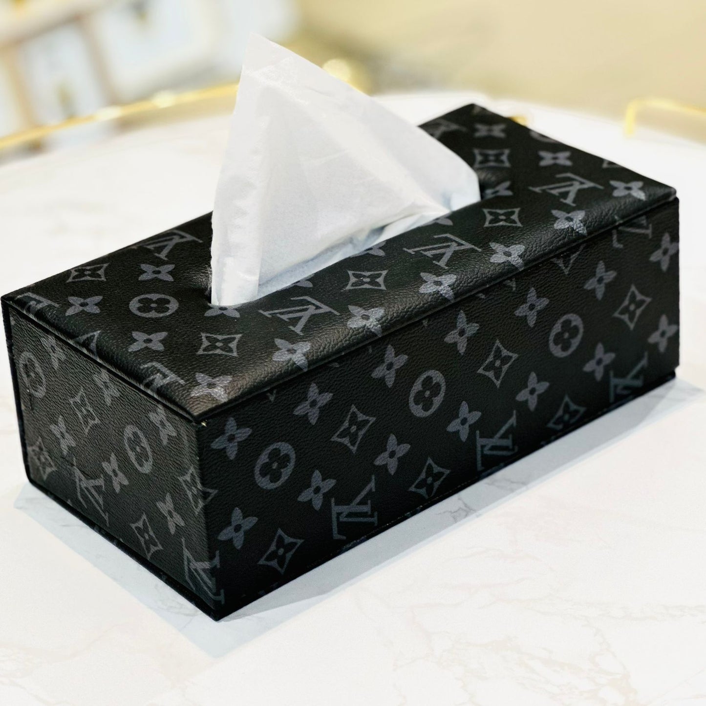Leather Tissue Box -D1