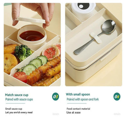 Super Cat Design Bento Lunch Box-Sky Blue