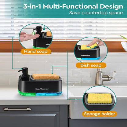 2-in-1 Kitchen Soap Dispenser