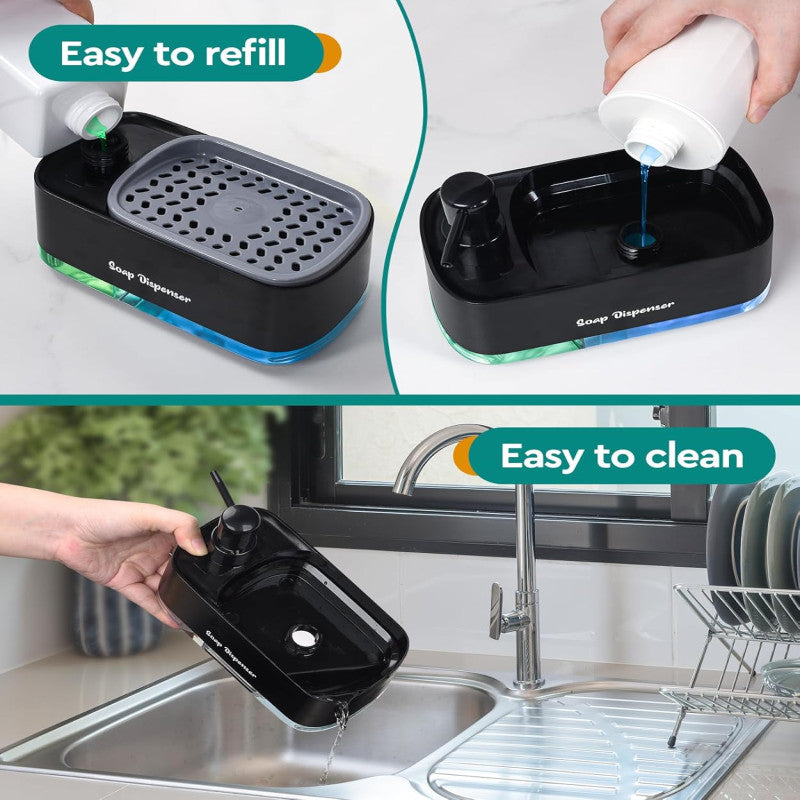 2-in-1 Kitchen Soap Dispenser