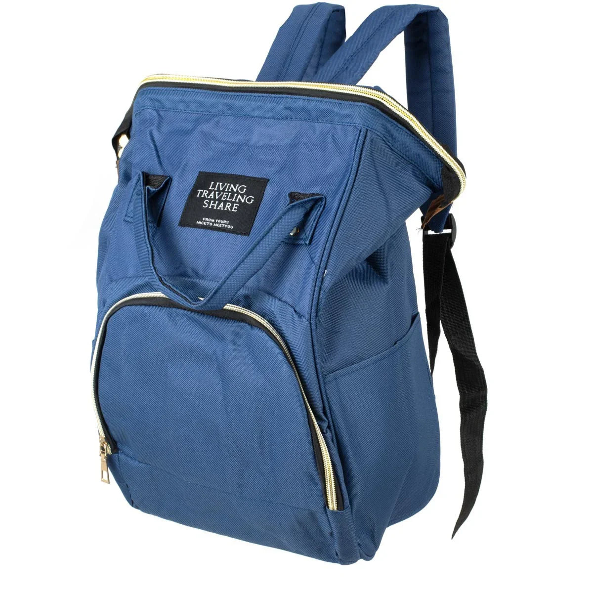 Large Capacity Baby Diaper Bag-Blue