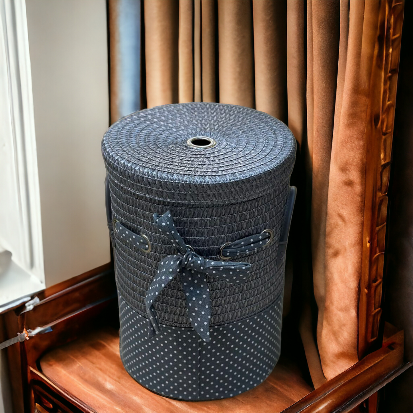 Laundry Basket Grey-Medium