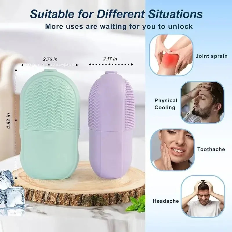 Reusable Silicon Ice Roller Massager
