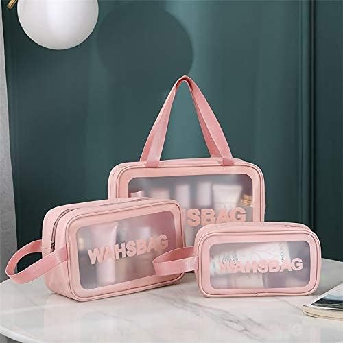 3 Pc Wash Bag Set-Pink