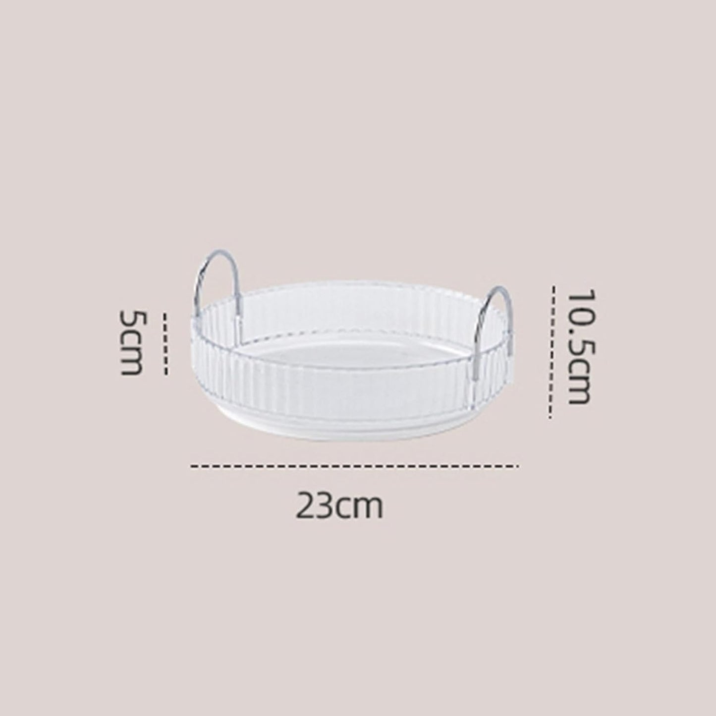 Rotating Makeup Organizer-White