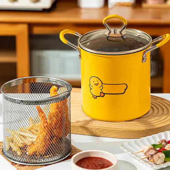 Deep Frying Strainer Pot-3L