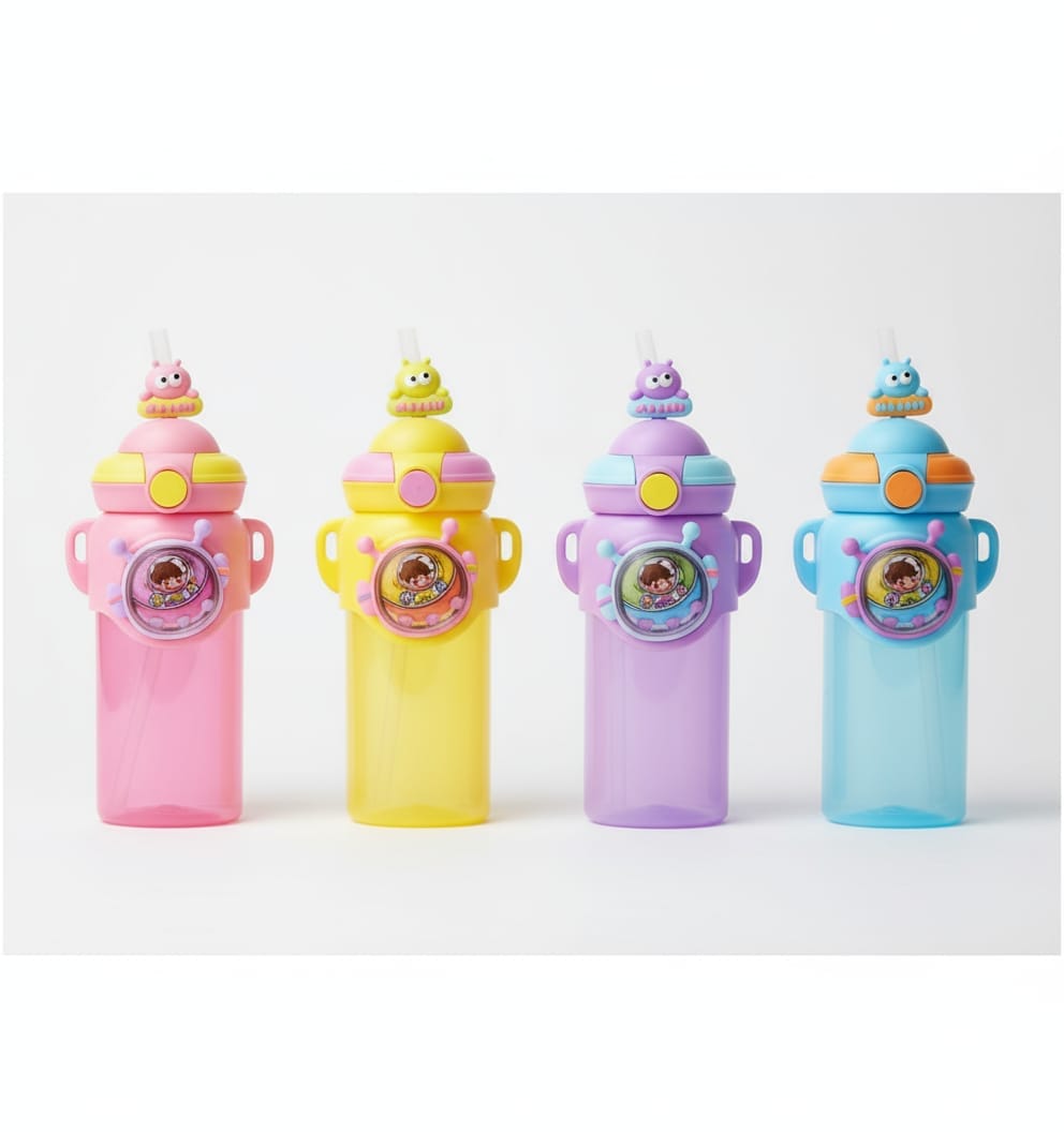 Kids Sipper Water Bottle-Yellow