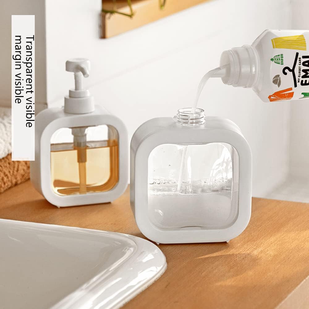 Refillable Liquid Soap Dispenser White-M