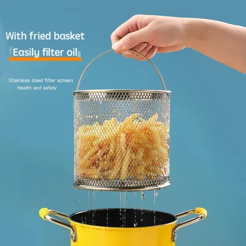 Mini Deep Fryer Pot with Stainer