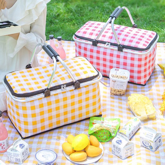 Foldable Insulated Picnic Basket