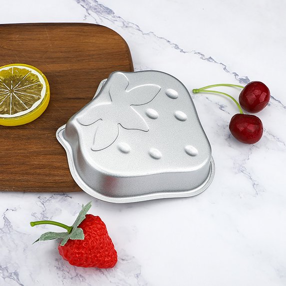 Jelly Mold Mini 6 Pcs Strawberry Shapes