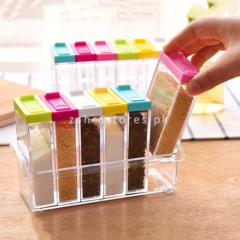 6-Pcs Spice Jar