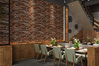 1 Pc 3D Foam Brick Wall Sheet