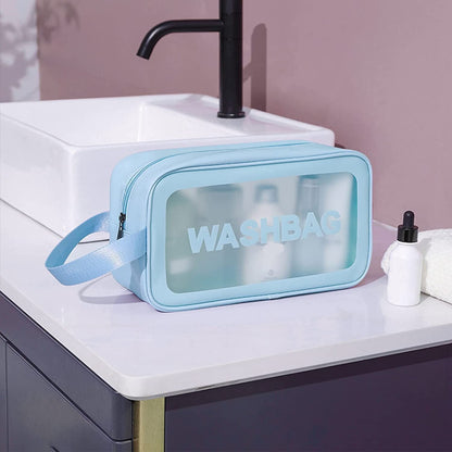 Wash Bag Makeup Travel Pouch Skyblue (M)