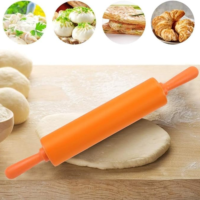 Silicone Rolling Pin -Orange