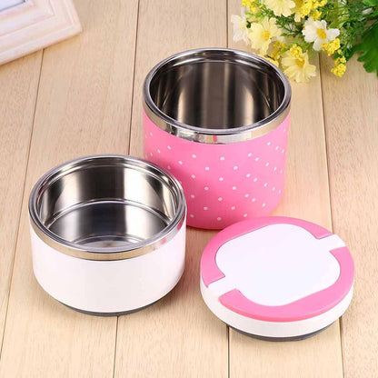 Double Layer Stainless Steel Airtight Lunch Box