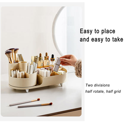 Portable Cosmetic Display Organizer-Offwhite