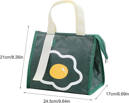 Insulated Food Storage Bag with Zip-Black