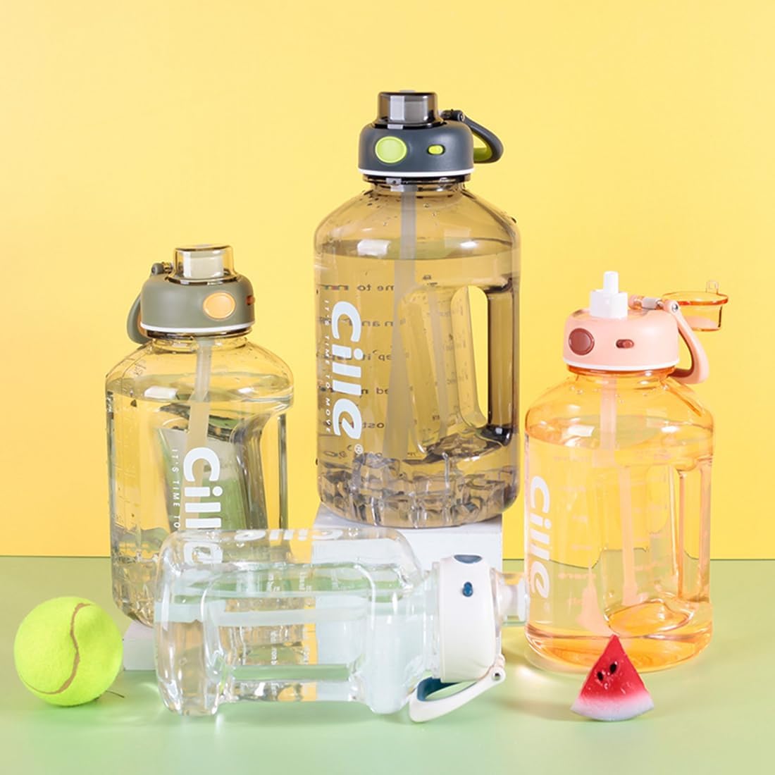One-Touch Straw Water Bottle