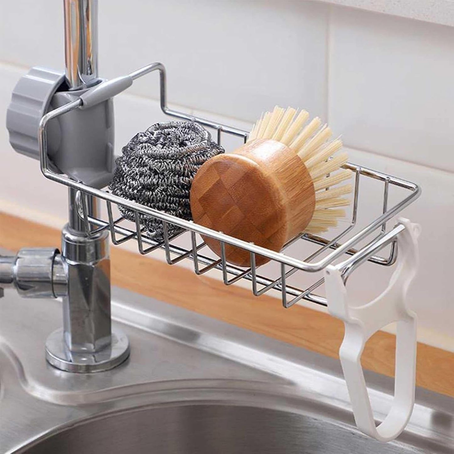 Stainless Steel Faucet Shelf