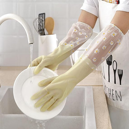 Long Sleeve Dishwashing Gloves