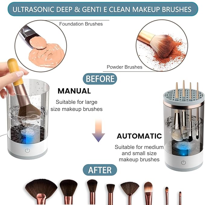 Automatic Cosmetic Cleaner & Dryer