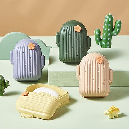 Cactus Shaped Soap Dish-Pink