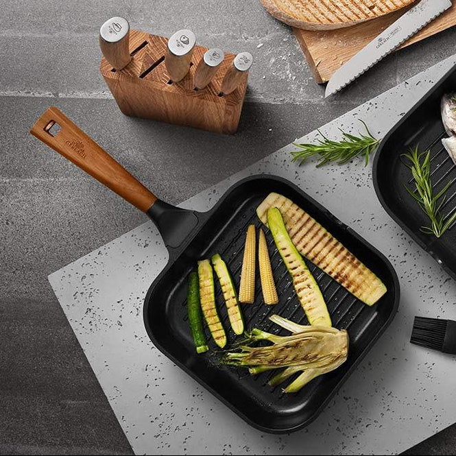 Synmore Non Stick Grill Pan 24cm-Black