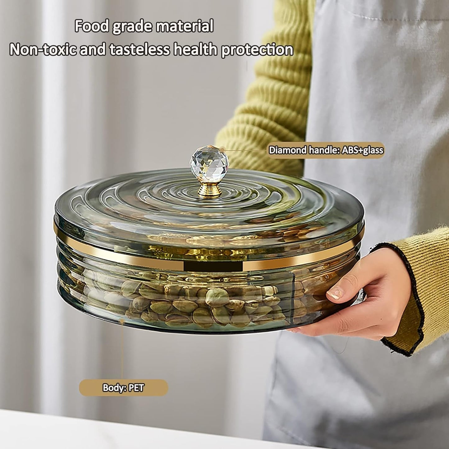 Double Layer Dry Fruit Tray