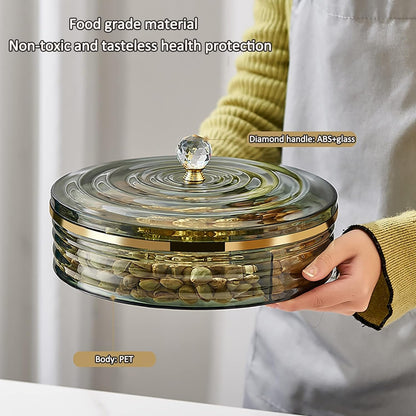 Single Layer Dry Fruit Tray-Copper