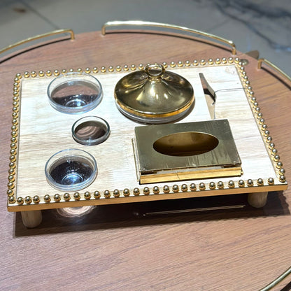 Golden Serving Dish MJ-2066