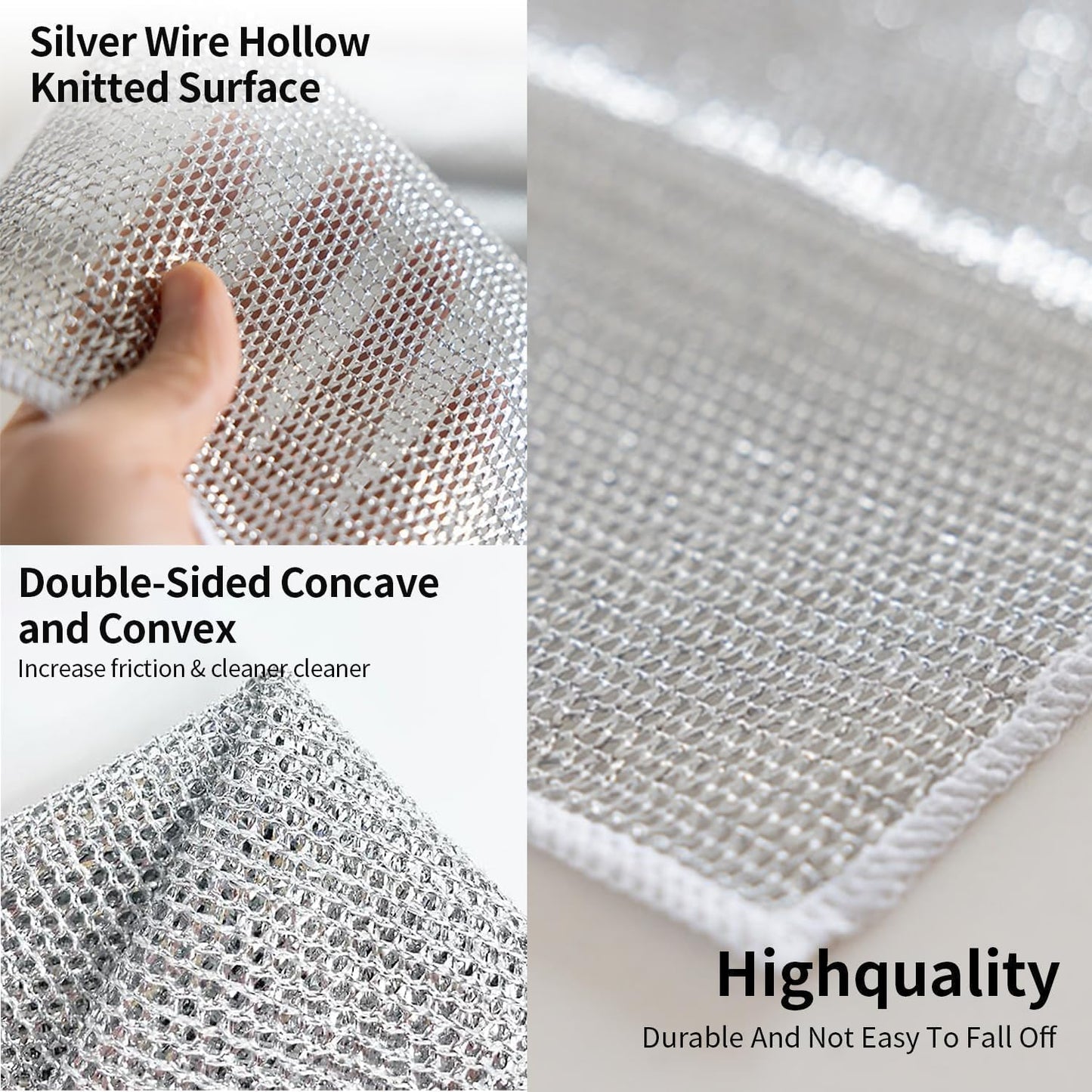 Reusable Mesh Wire Cloth (5 Pcs)