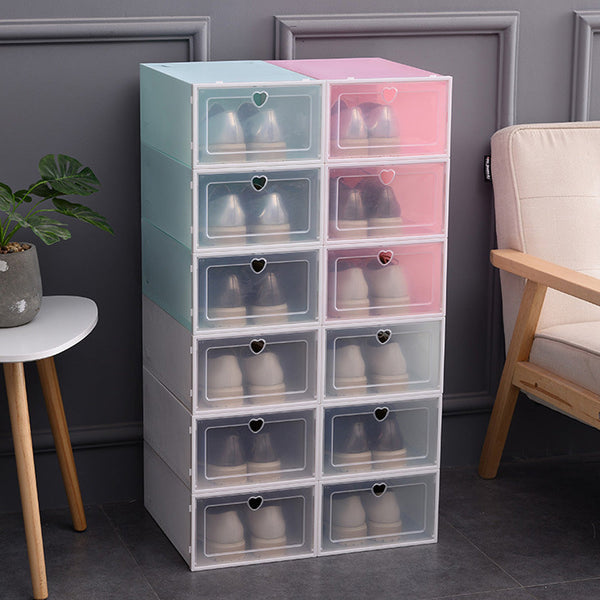 1PC Flip Shoes Box & Thickened Transparent Drawer