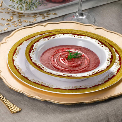 6 Pieces Disposable Plastic Plates -Small