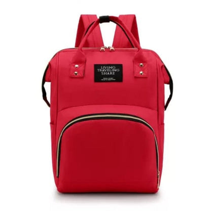 Large Capacity Baby Diaper Bag-Red