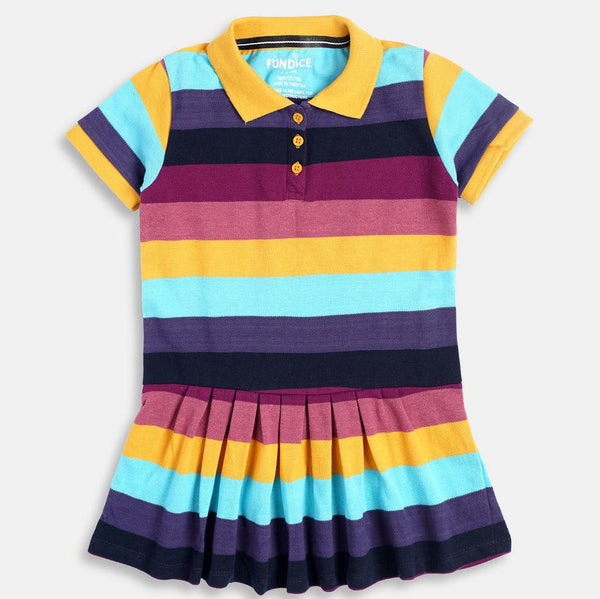 Yellow Stripes Frock (Yellow)