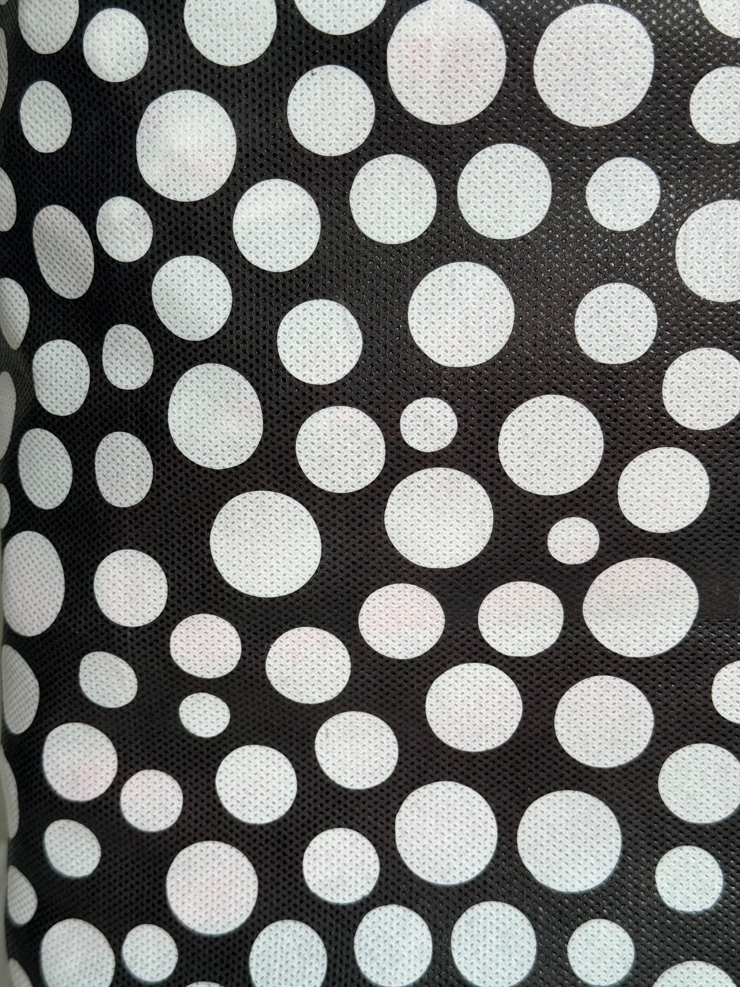 110GSM Cloth Storage Bag 1 Pc White(Polka Dot)